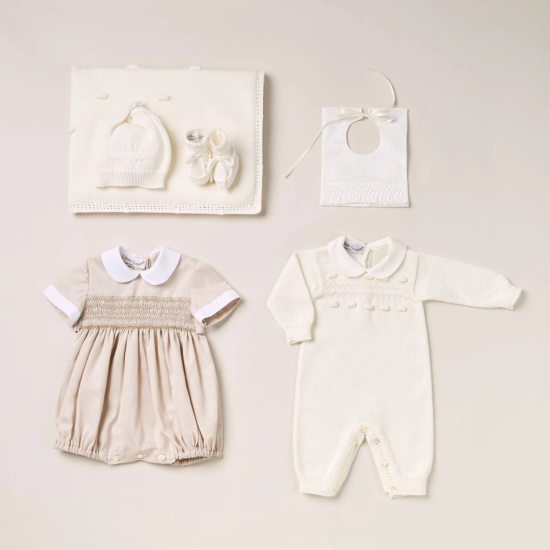 Blue Almonds Ltd Elegance Keepsake Baby Gift Set – Neutral Blue Almonds