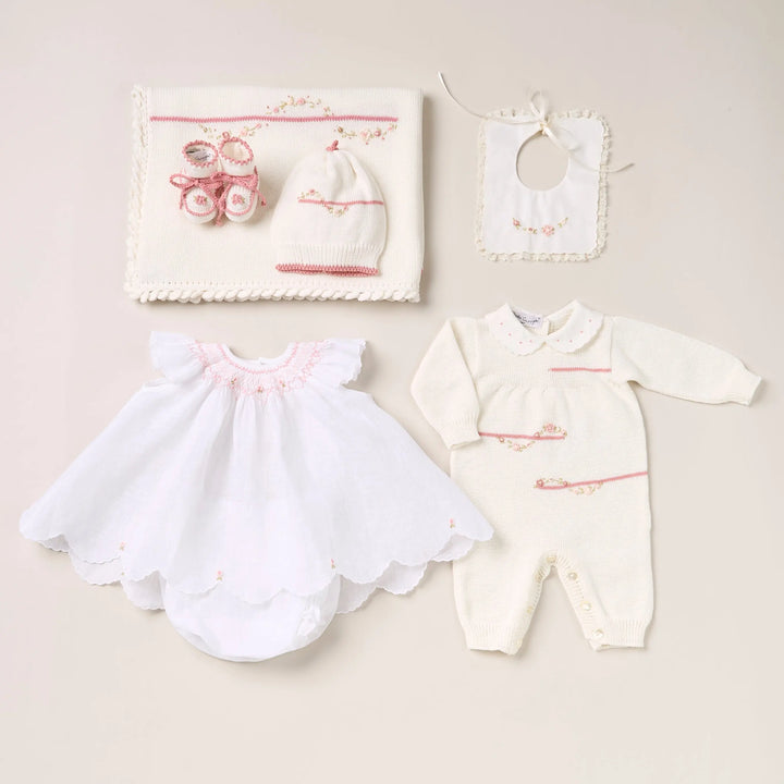 Blue Almonds Ltd Elegance Keepsake Baby Gift Set – Pink Blue Almonds