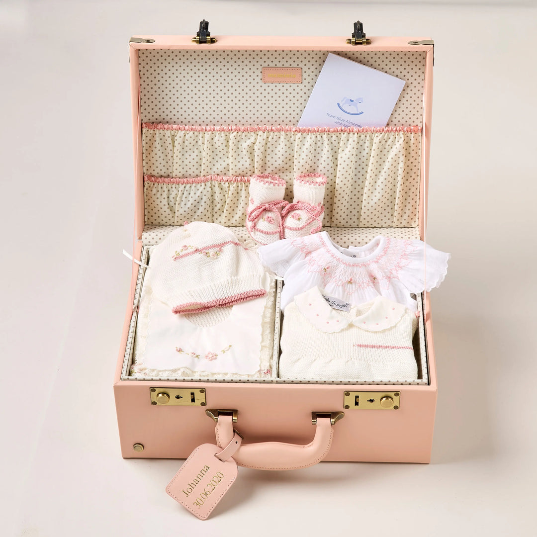 Blue Almonds Ltd Elegance Keepsake Baby Gift Set – Pink Blue Almonds