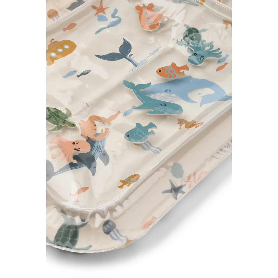 Blue Almonds Ltd Elin Inflatable Activity Mat - Sea creature / Sandy - UNISEX LIEWOOD