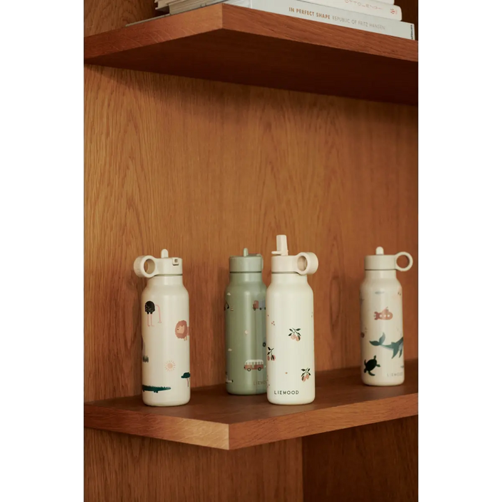 Blue Almonds Ltd Falk Water Bottle 350 ml - Peach / Sea shell mix - UNISEX LIEWOOD