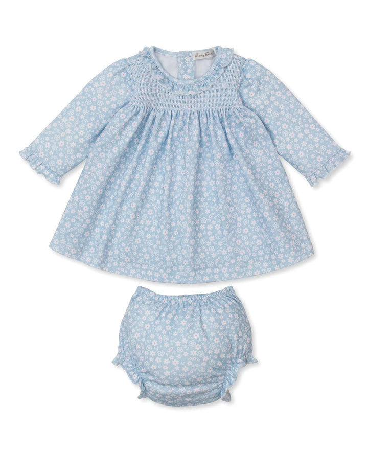Blue Almonds Ltd Fall in Bloom - Dress Set PRT Smk - Light Blue - GIRLS Kissy Kissy