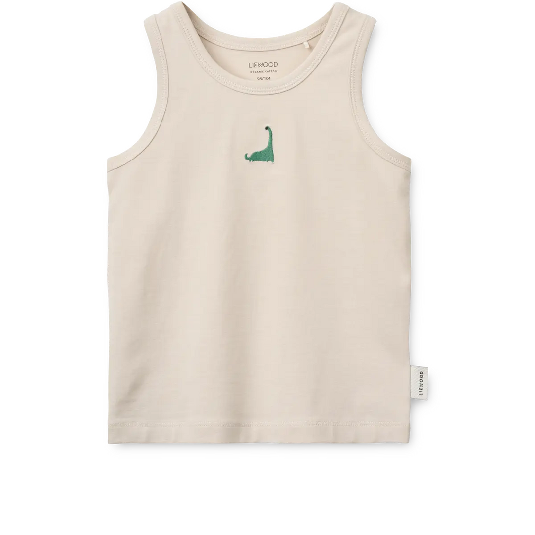 Faris Tank Tops 2-Pack - Dino Roar / Sandy Mix