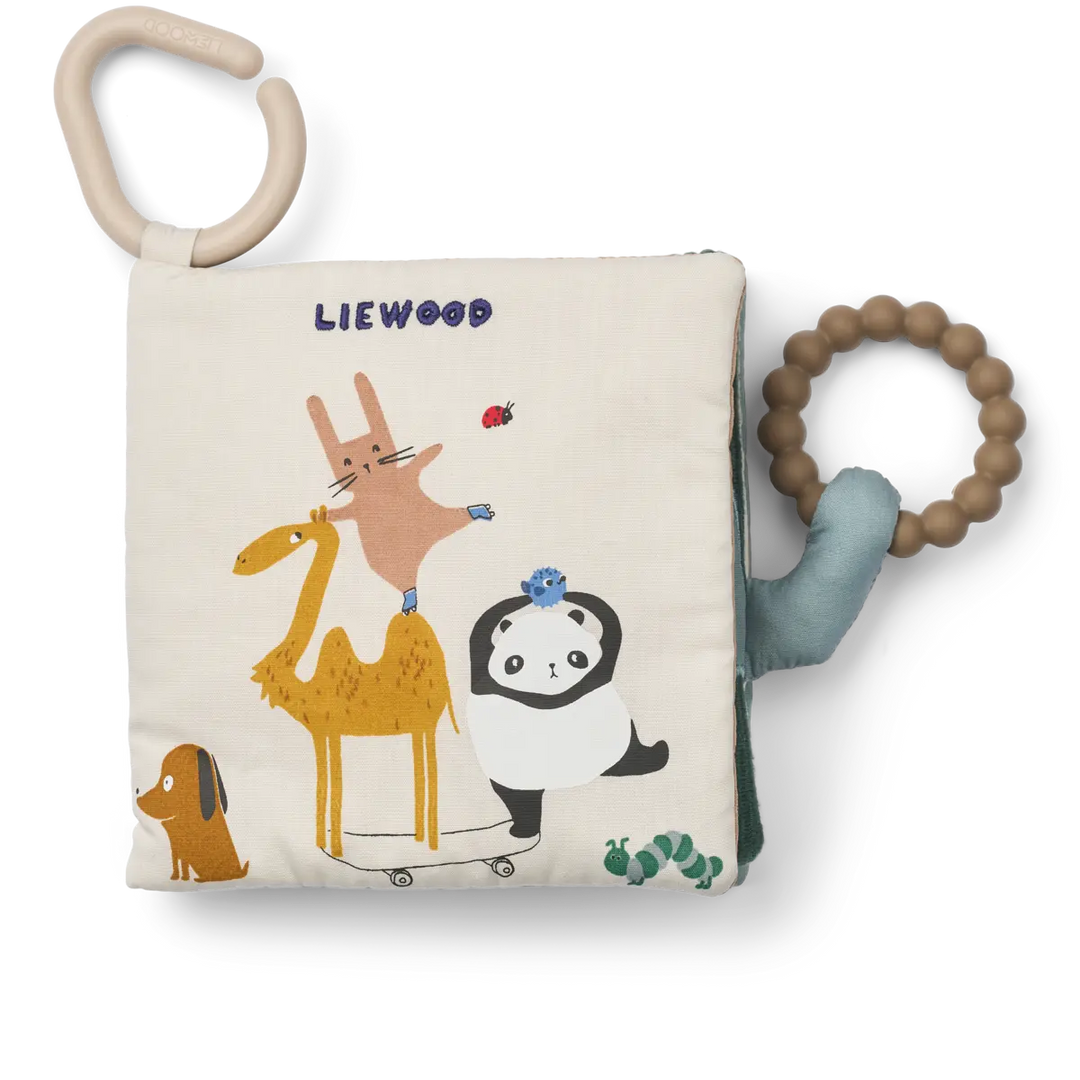 Blue Almonds Ltd Fey Around The World Fabric Book - Around the world / Sandy - UNISEX LIEWOOD