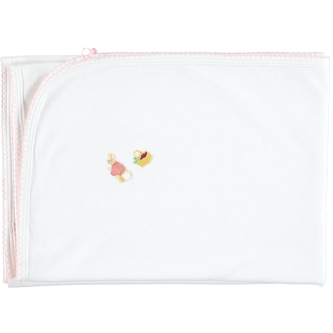 Blue Almonds Ltd Flopsy Bunny Baby Blanket Mini La Mode