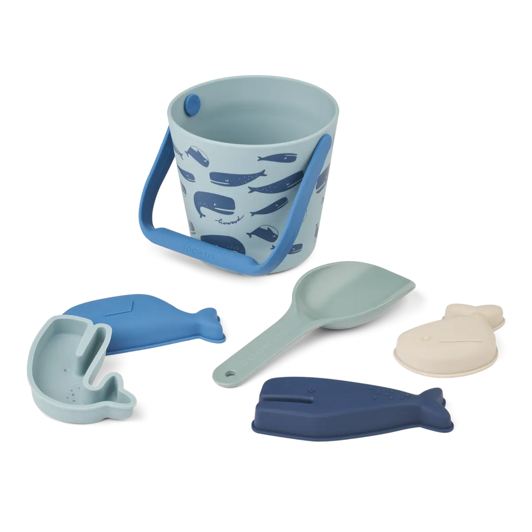 Blue Almonds Ltd Gilma Ocean Beach Set - Ocean - Pure sky Liewood