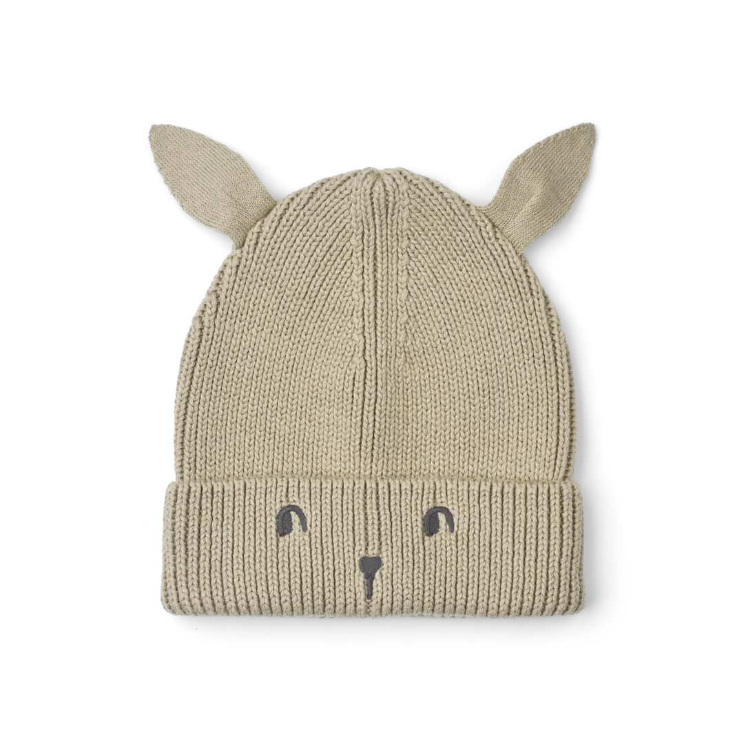 Blue Almonds Ltd Gina Rabbit Embroidery Beanie - Mist Liewood
