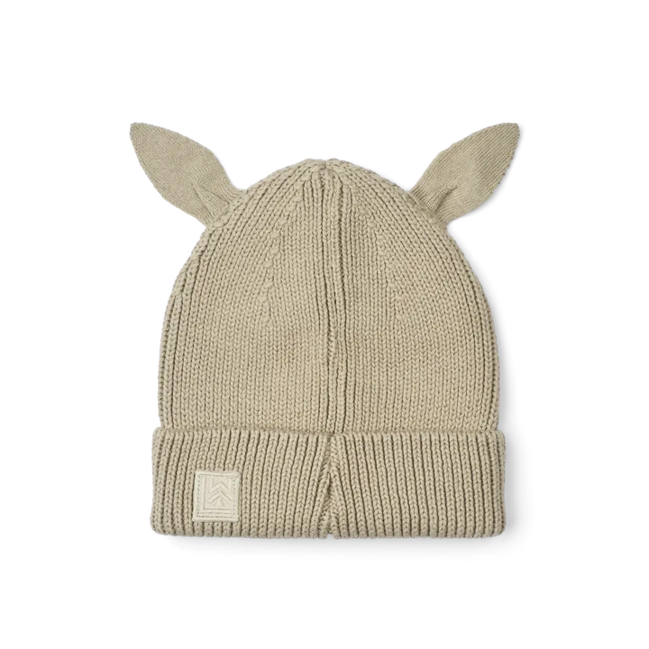 Gina Rabbit Embroidery Beanie - Mist