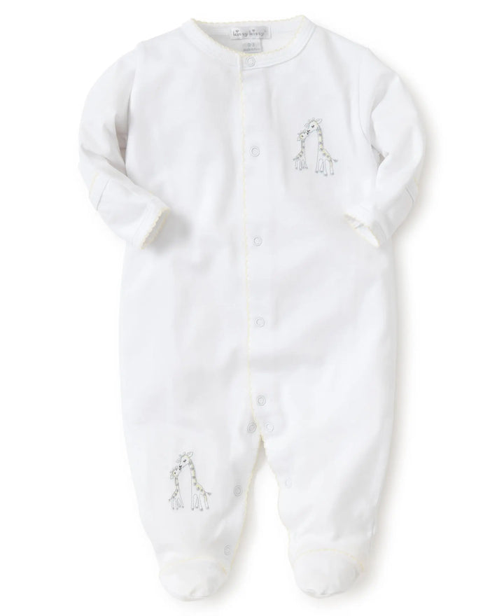 Blue Almonds Ltd Giraffe Generations Stripe  - Giraffe Generations - 426 footie set Kissy Kissy