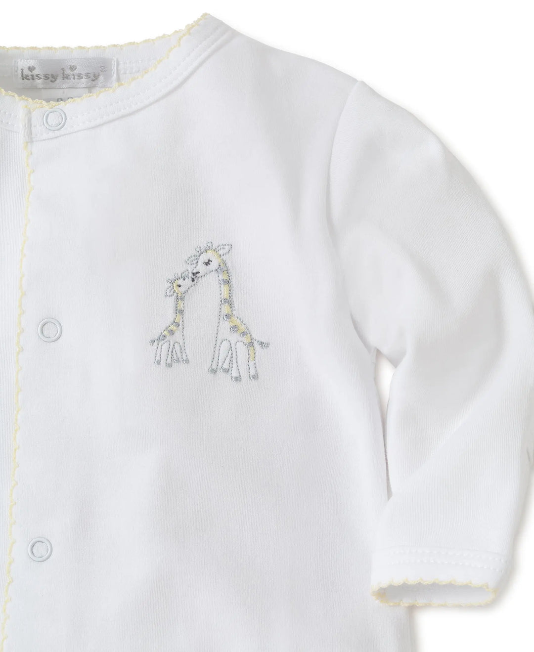 Blue Almonds Ltd Giraffe Generations Stripe  - Giraffe Generations - 426 footie set Kissy Kissy