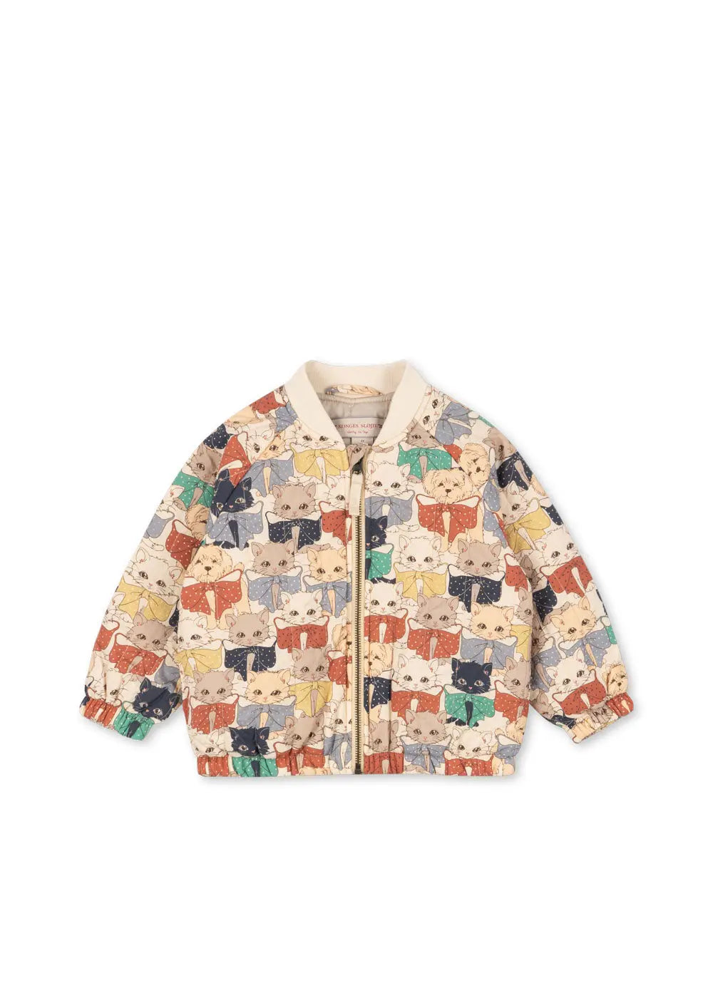 Blue Almonds Ltd Girls Juno Printed Bomber Jacket - Like Cats and Dogs Konges Sløjd