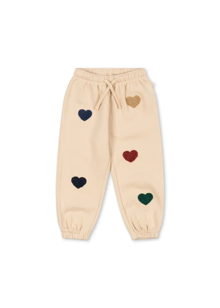 Blue Almonds Ltd Girls Lou Terry Joggers - Bon Coeur Coloré Konges Sløjd