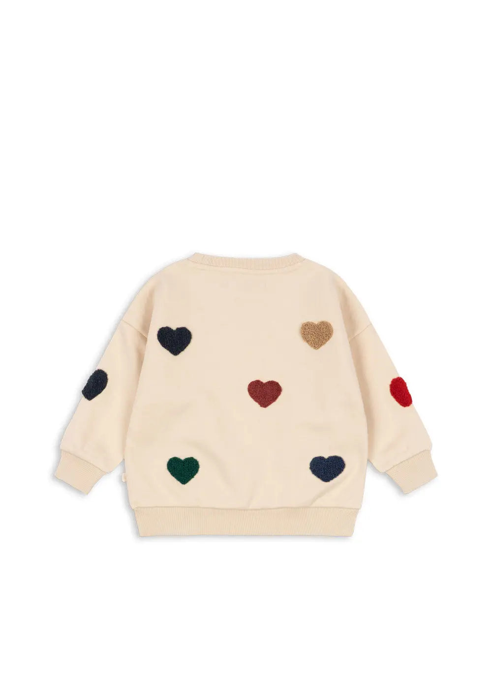 Blue Almonds Ltd Girls Lou Terry Sweatshirt - Bon Coeur Coloré Konges Sløjd
