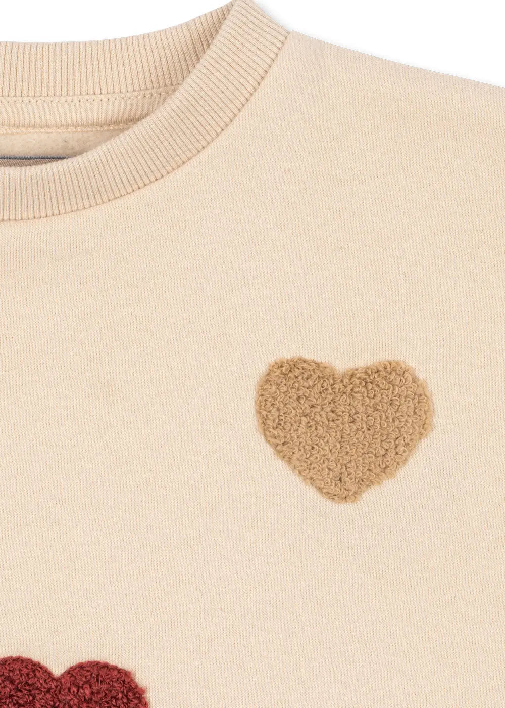 Blue Almonds Ltd Girls Lou Terry Sweatshirt - Bon Coeur Coloré Konges Sløjd