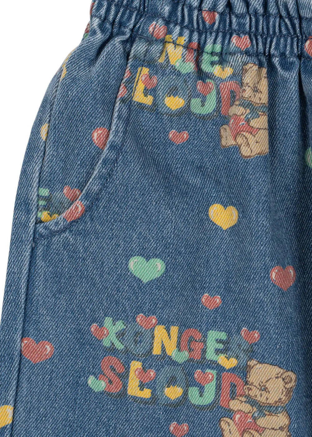 Blue Almonds Ltd Girls Magot Frill Trousers - Teddy Coeur Konges Sløjd