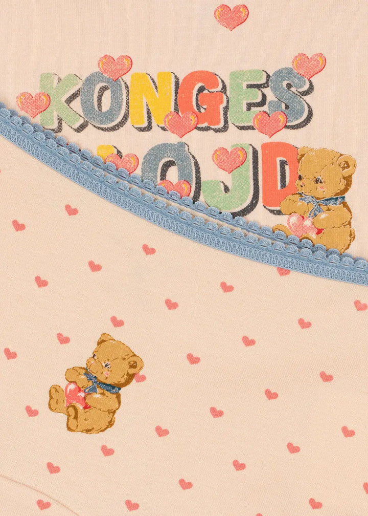 Blue Almonds Ltd Girls Underwear Set - Teddy Coeur Konges Sløjd