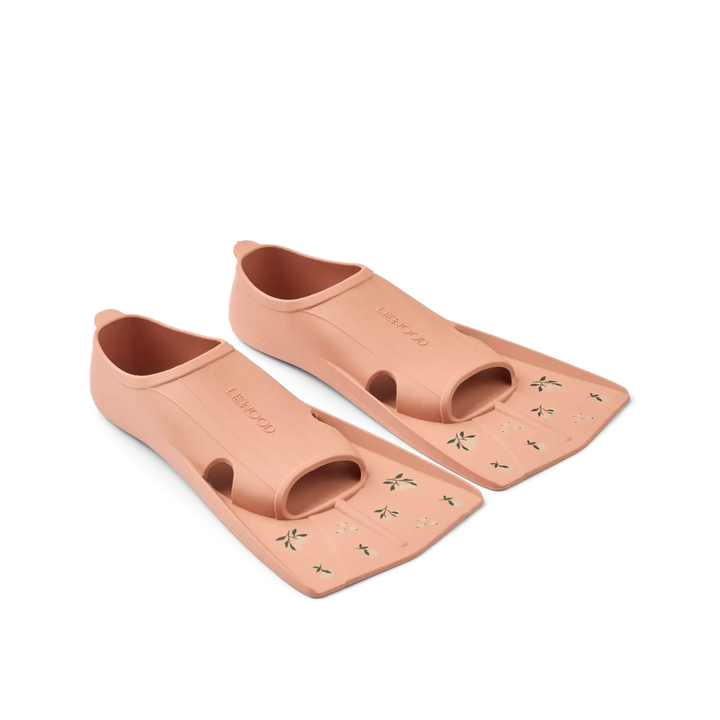 Blue Almonds Ltd Gustav Printed Swim Fins - Peach / Tuscany rose - UNISEX LIEWOOD