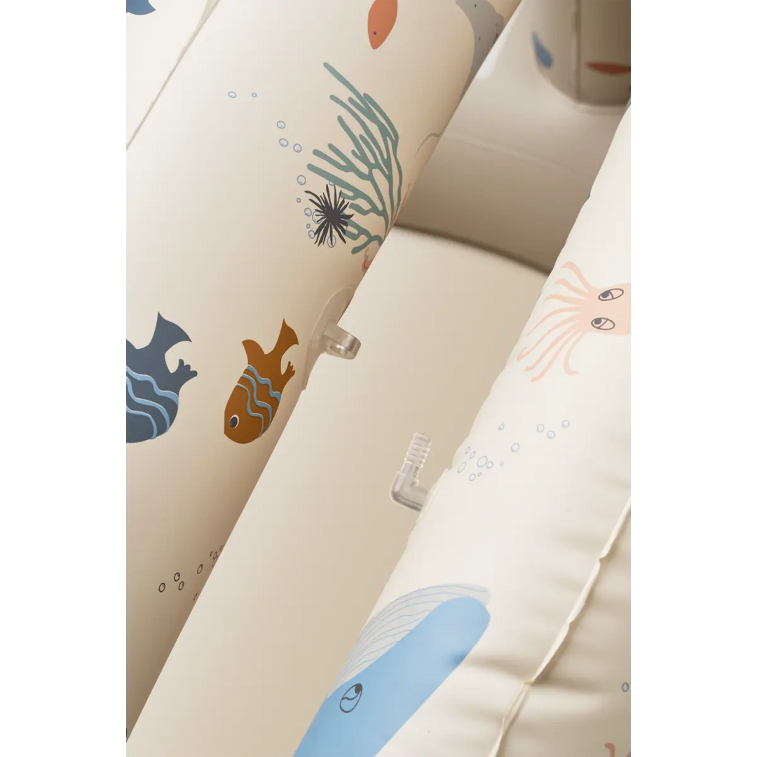 Blue Almonds Ltd Hadleia Printed Canopy Pool  - Sea creature / Sandy - UNISEX LIEWOOD