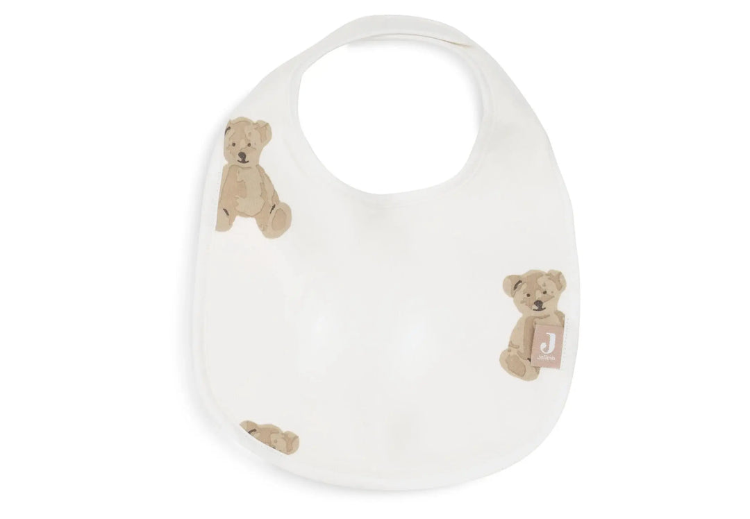 Blue Almonds Ltd Bib Jersey Waterproof Teddy Bear/Harvest (5pack) Jollein