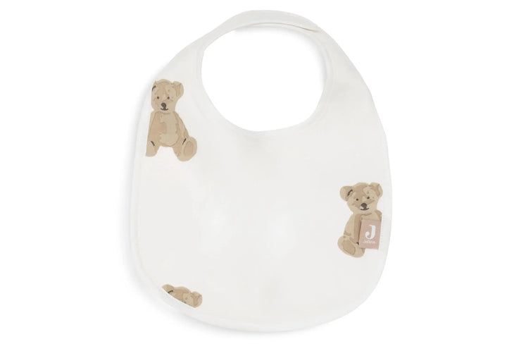 Blue Almonds Ltd Bib Jersey Waterproof Teddy Bear/Harvest (5pack) Jollein
