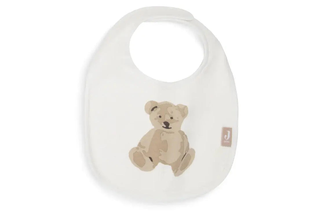 Blue Almonds Ltd Bib Jersey Waterproof Teddy Bear/Harvest (5pack) Jollein