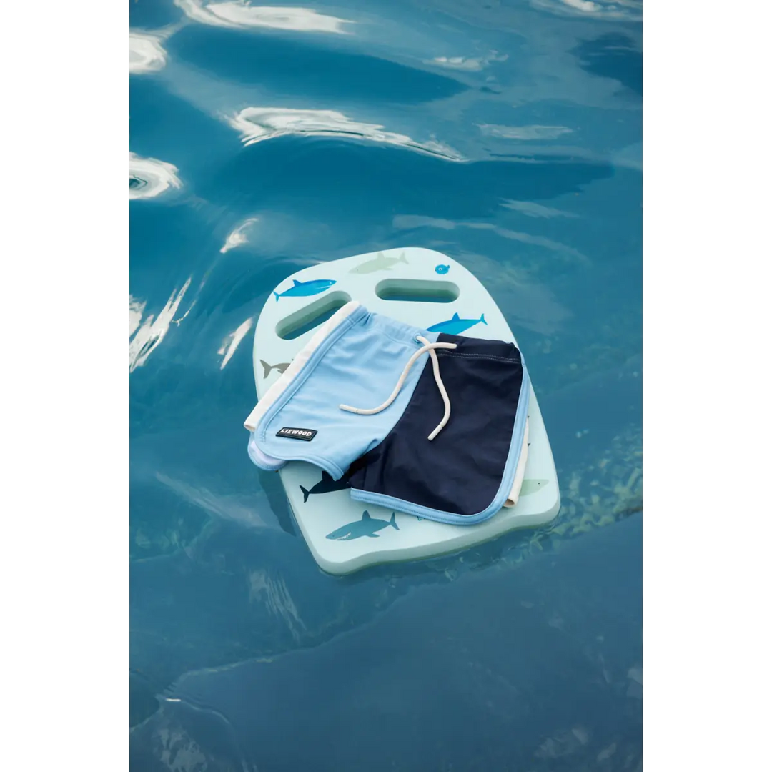 Blue Almonds Ltd Hayden Swim Board - Shark / Dove blue - UNISEX LIEWOOD