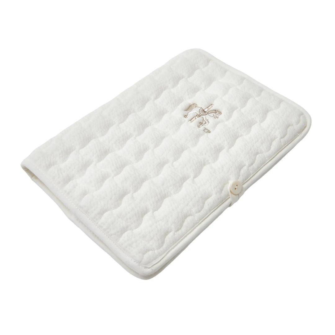 Blue Almonds Ltd Health book Cover - Quilted - Carrousel Theophile & Patachou