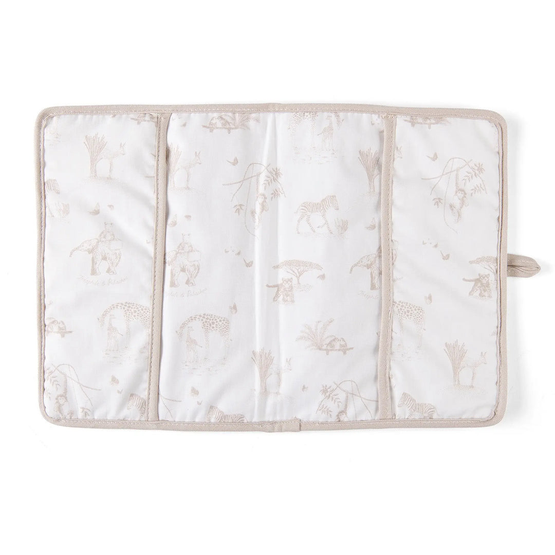 Blue Almonds Ltd Health book Cover - Quilted - Safari Theophile & Patachou
