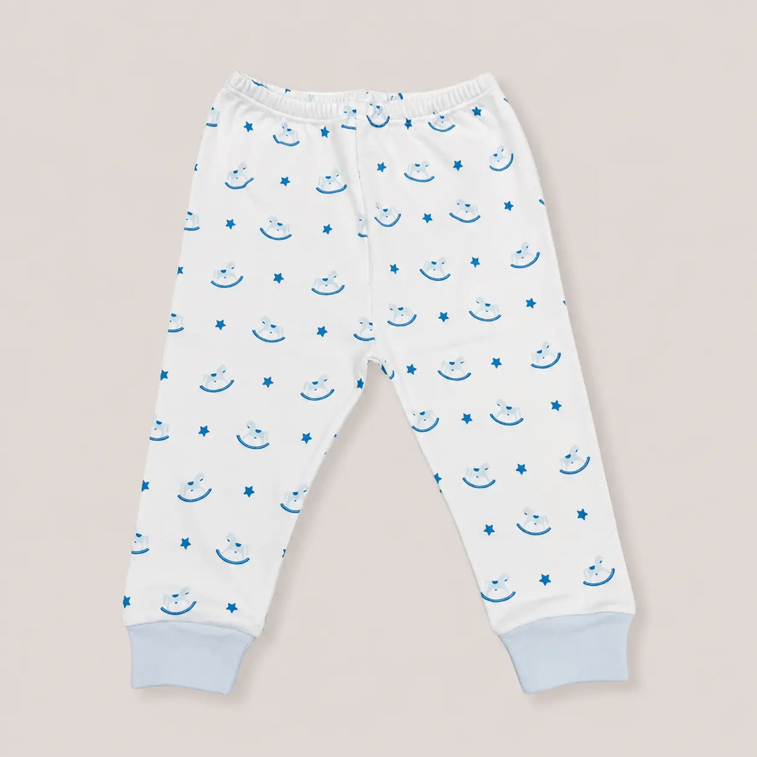 Blue Almonds Ltd Heritage Rocking Horse Pyjama Set - Blue Blue Almonds X Lyda Baby