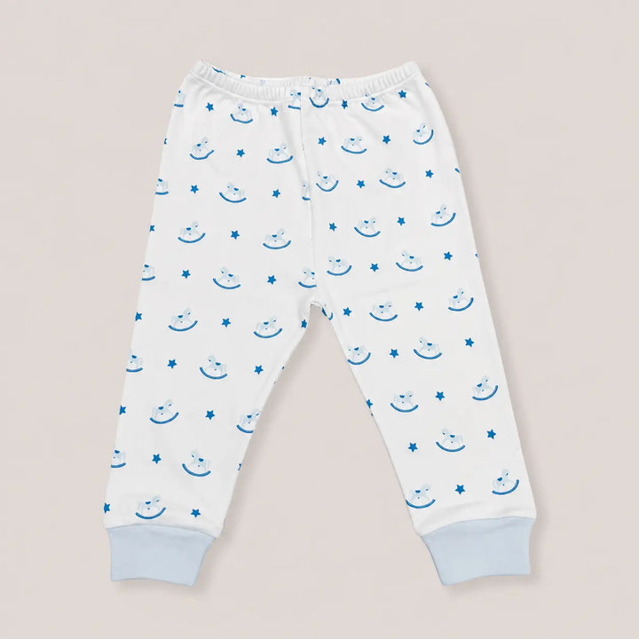 Blue Almonds Ltd Heritage Rocking Horse Pyjama Set - Blue Blue Almonds X Lyda Baby