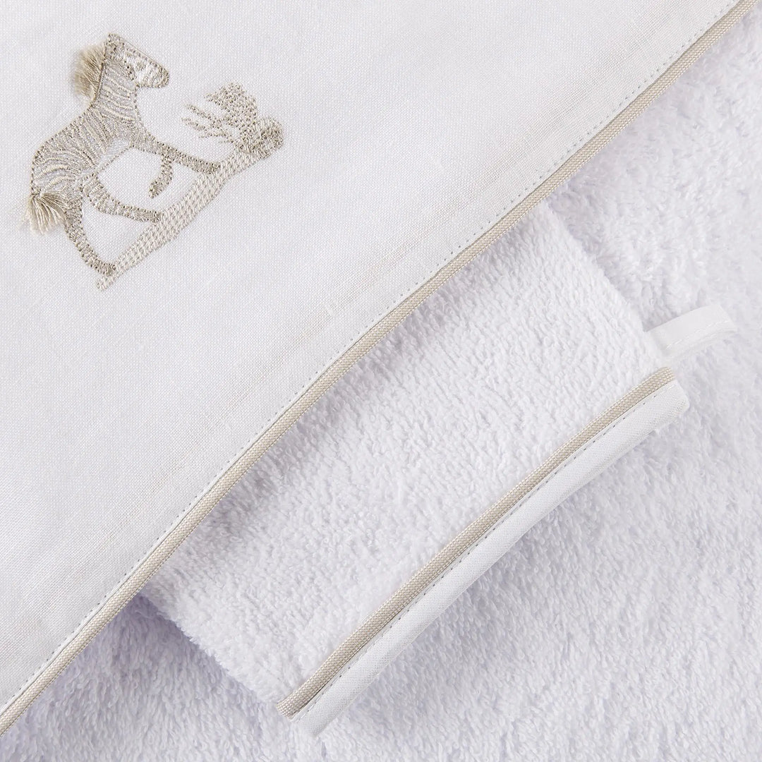 Blue Almonds Ltd Hooded Towel + facecloth - Safari Theophile & Patachou