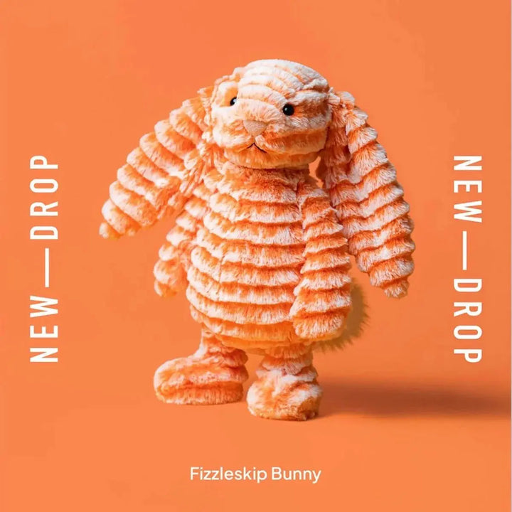 Blue Almonds Ltd Jellycat Fizzleskip Bunny Original Blue Almonds
