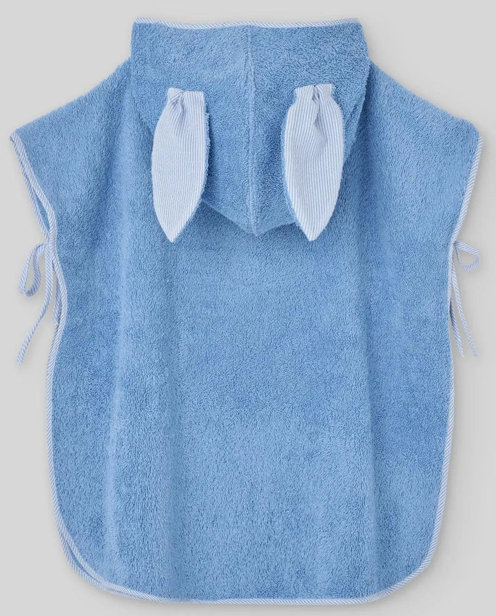 Blue Almonds Ltd KNIT INFANT TOWEL BAO V26 - Chalk Blue Paz Rodriguez