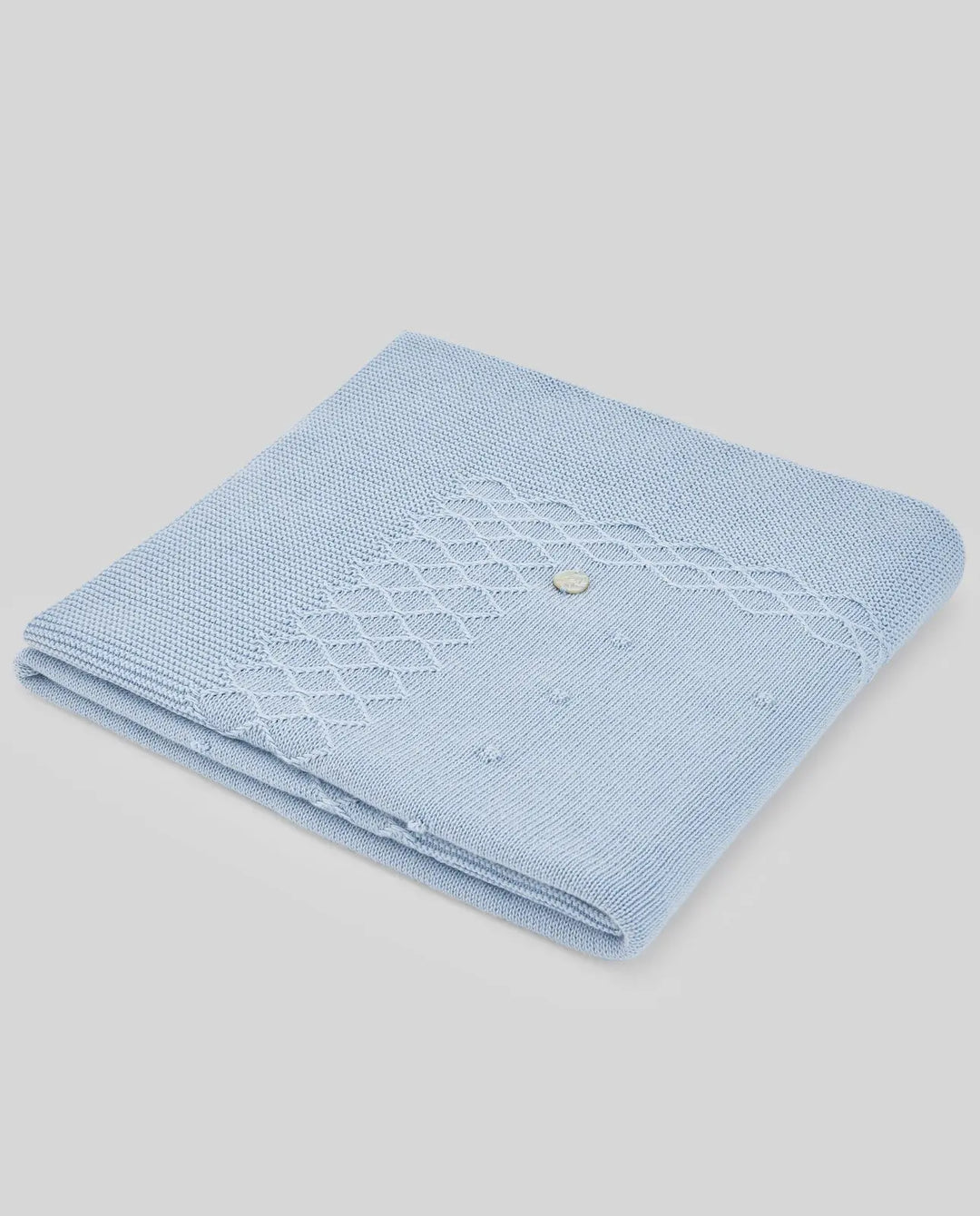 Blue Almonds Ltd KNIT NEWBORN BLANKET VENTO Paz Rodriguez