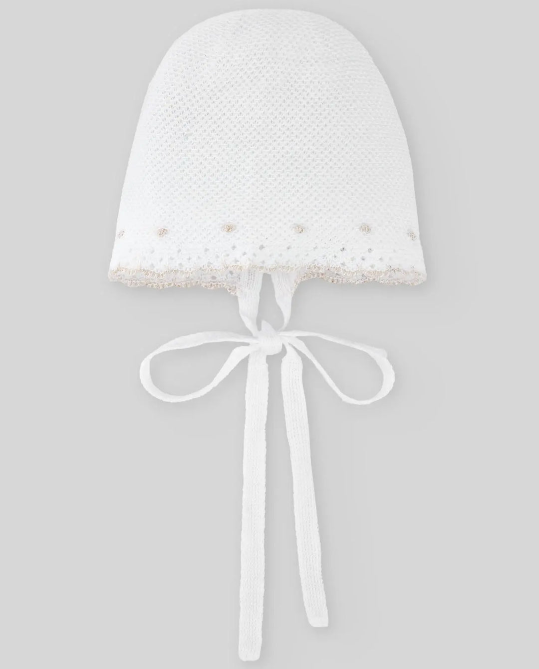 Blue Almonds Ltd KNIT NEWBORN BONNET LINO Paz Rodriguez