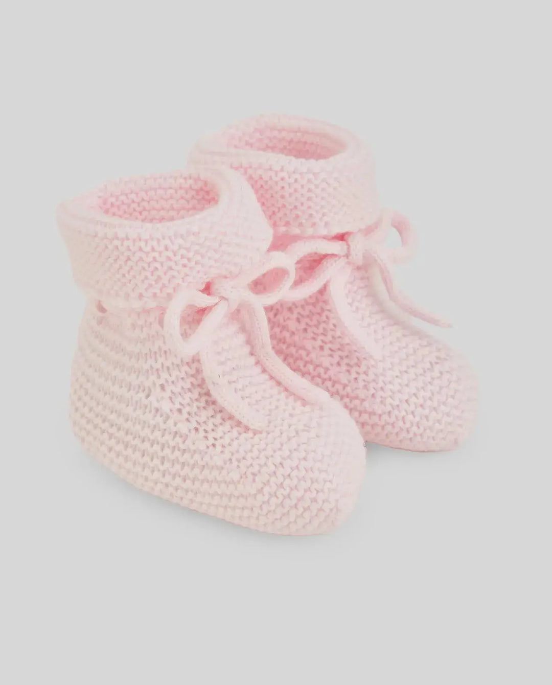 Blue Almonds Ltd KNIT NEWBORN BOOTIES ESENCIAL - Chalk Pink Paz Rodriguez