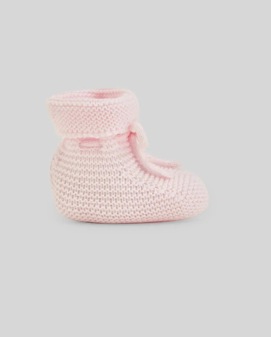 Blue Almonds Ltd KNIT NEWBORN BOOTIES ESENCIAL - Chalk Pink Paz Rodriguez