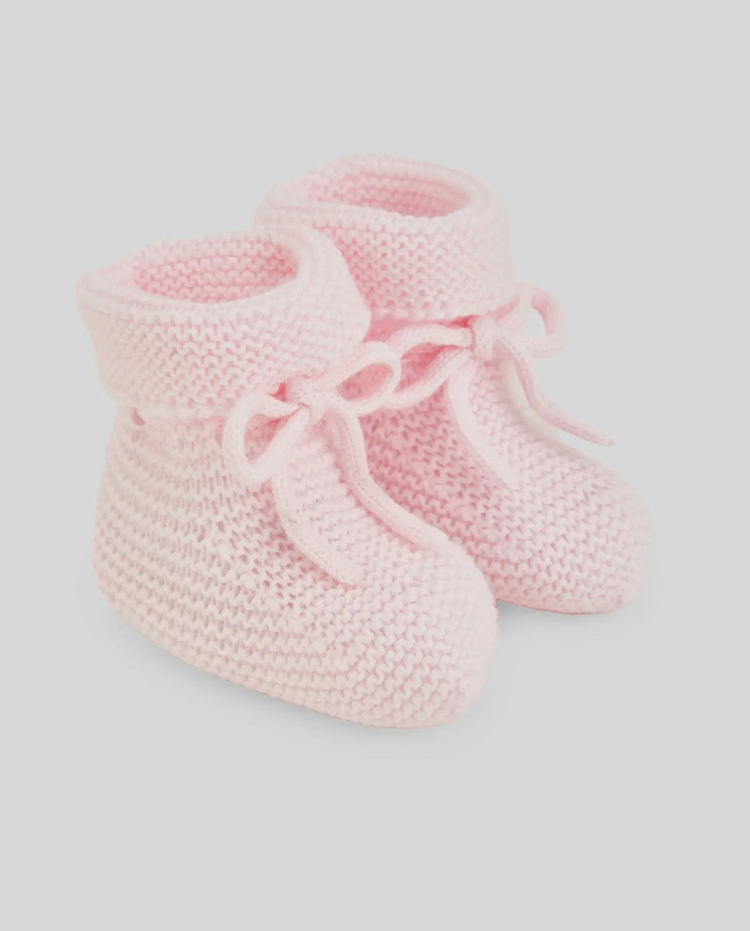 Blue Almonds Ltd KNIT NEWBORN BOOTIES ESENCIAL - Chalk Pink Paz Rodriguez