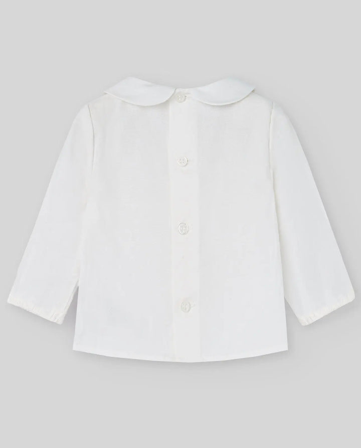 Blue Almonds Ltd KNIT NEWBORN CARDIGAN ESENCIAL - Cream Paz Rodriguez