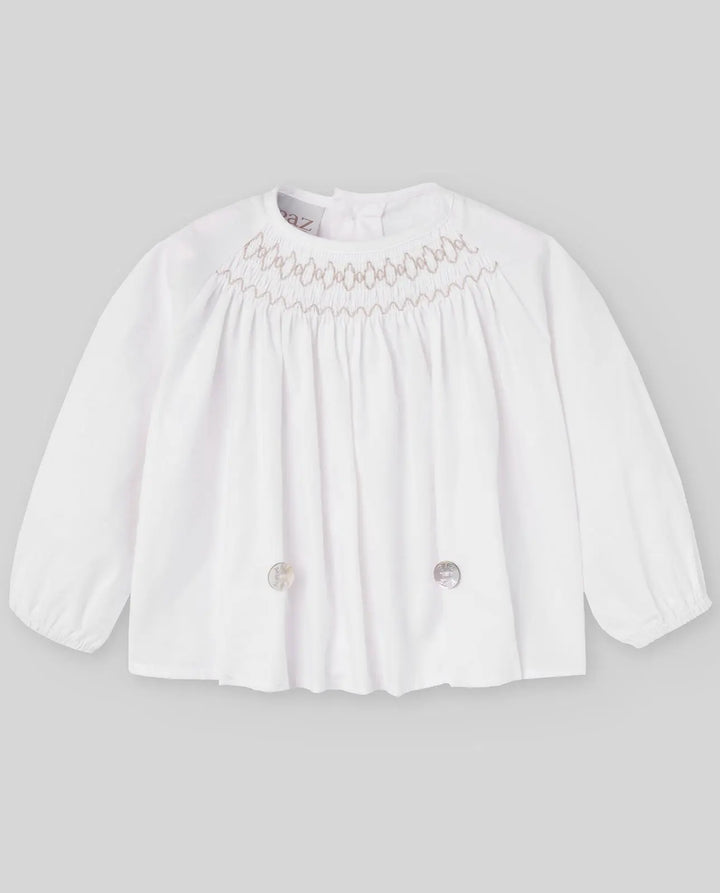 Blue Almonds Ltd KNIT NEWBORN CARDIGAN ESENCIAL - Light Brown Paz Rodriguez