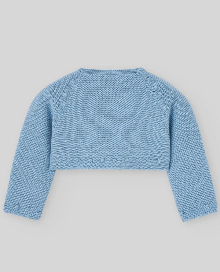 Blue Almonds Ltd KNIT NEWBORN CARDIGAN KOALA - Dutch Blue Paz Rodriguez