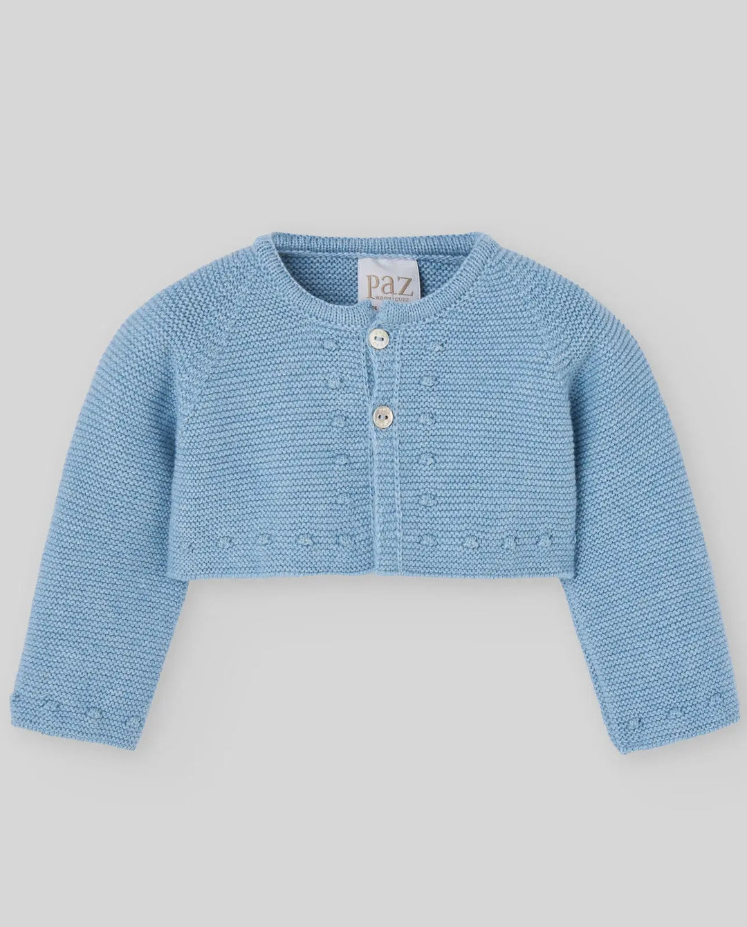 Blue Almonds Ltd KNIT NEWBORN CARDIGAN KOALA - Dutch Blue Paz Rodriguez