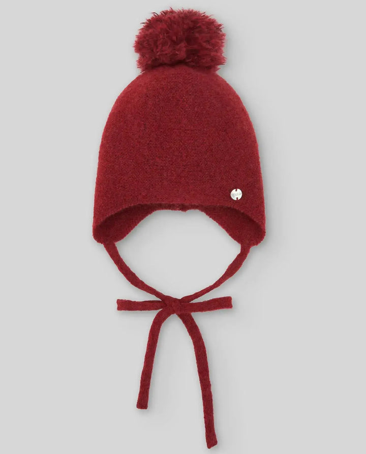 Blue Almonds Ltd KNIT NEWBORN COAT ACEBO - Persian Red Paz Rodriguez