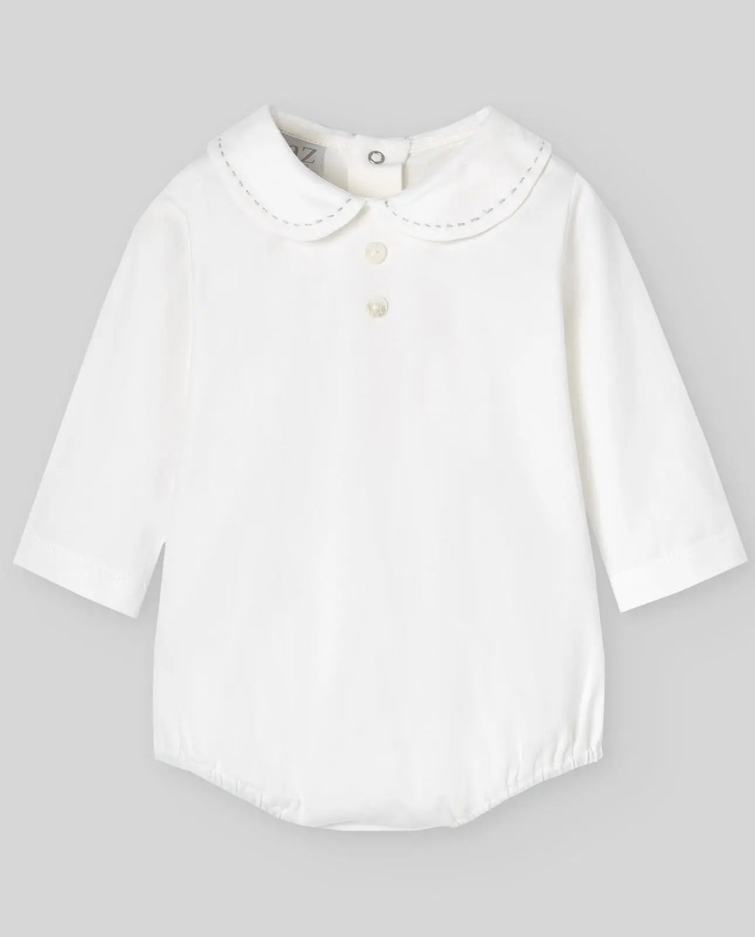 Blue Almonds Ltd KNIT NEWBORN DUNGAREE ERIZOS - Chalk Blue Paz Rodriguez