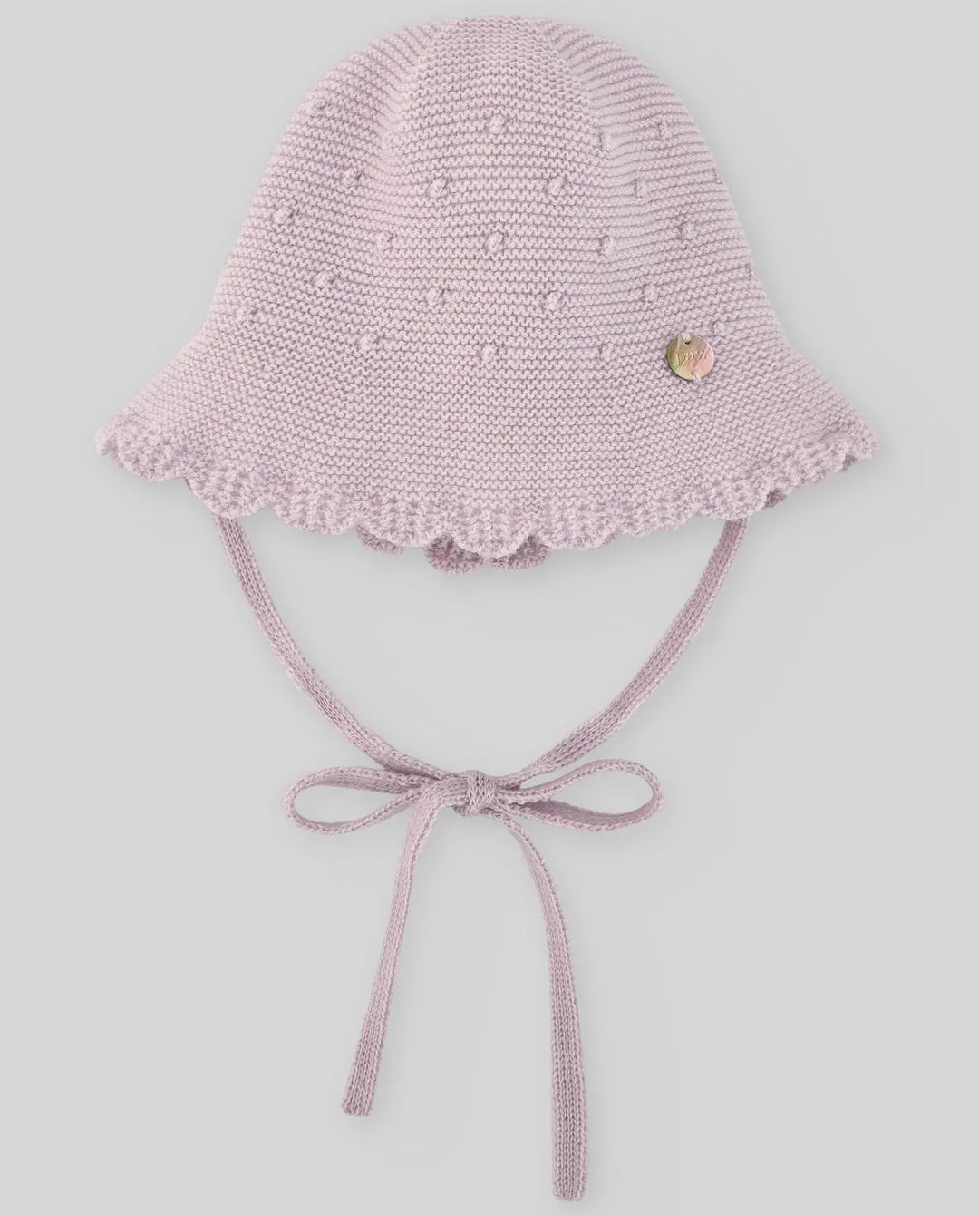 Blue Almonds Ltd KNIT NEWBORN HAT ERIZOS - Mauve Paz Rodriguez