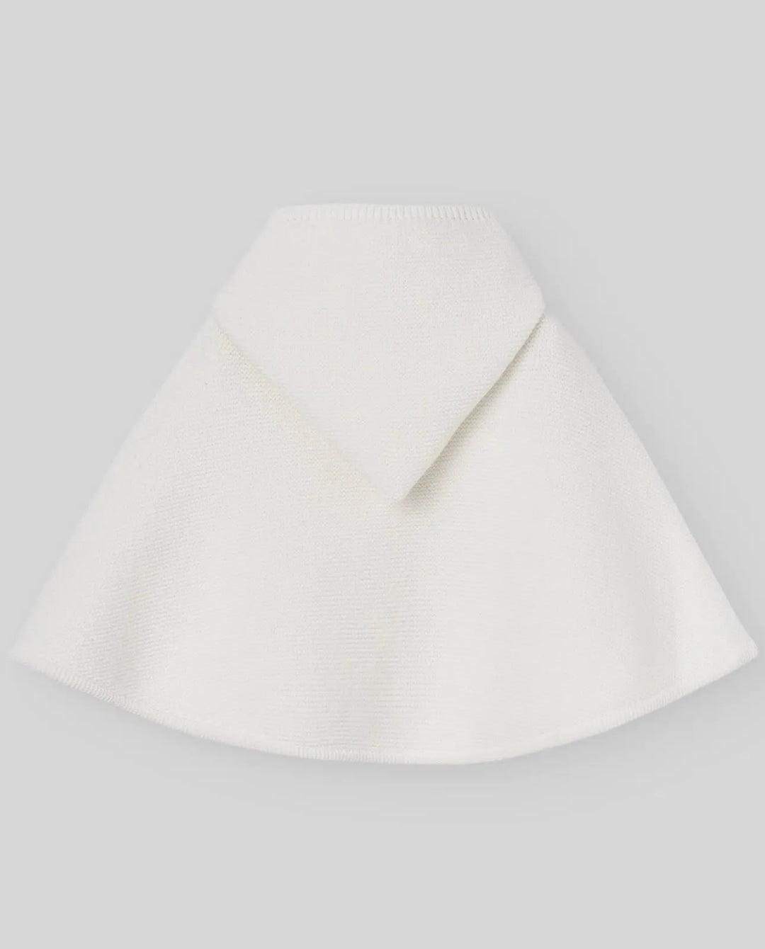 Blue Almonds Ltd KNIT NEWBORN PONCHO ESENCIAL - Cream Paz Rodriguez