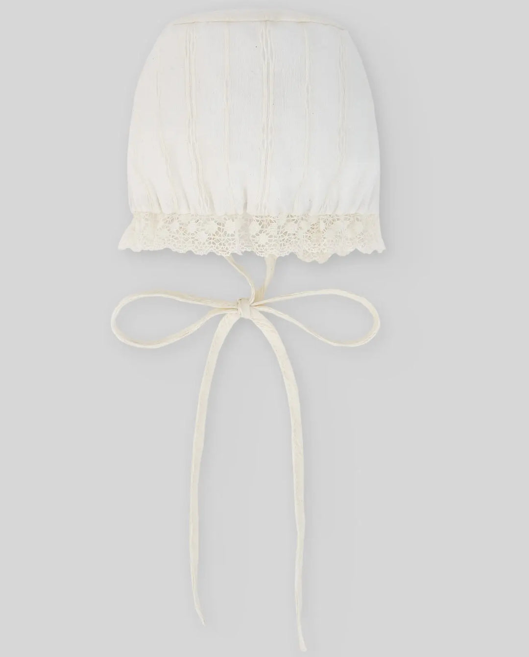 Blue Almonds Ltd KNIT NEWBORN PONCHO ESENCIAL - Cream Paz Rodriguez