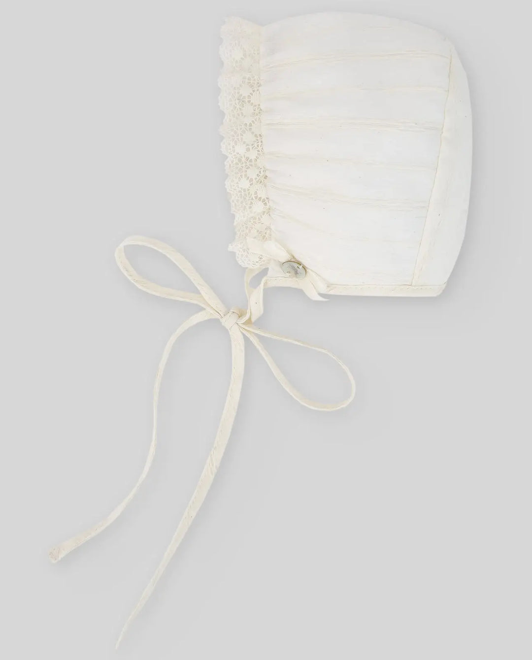 Blue Almonds Ltd KNIT NEWBORN PONCHO ESENCIAL - Cream Paz Rodriguez