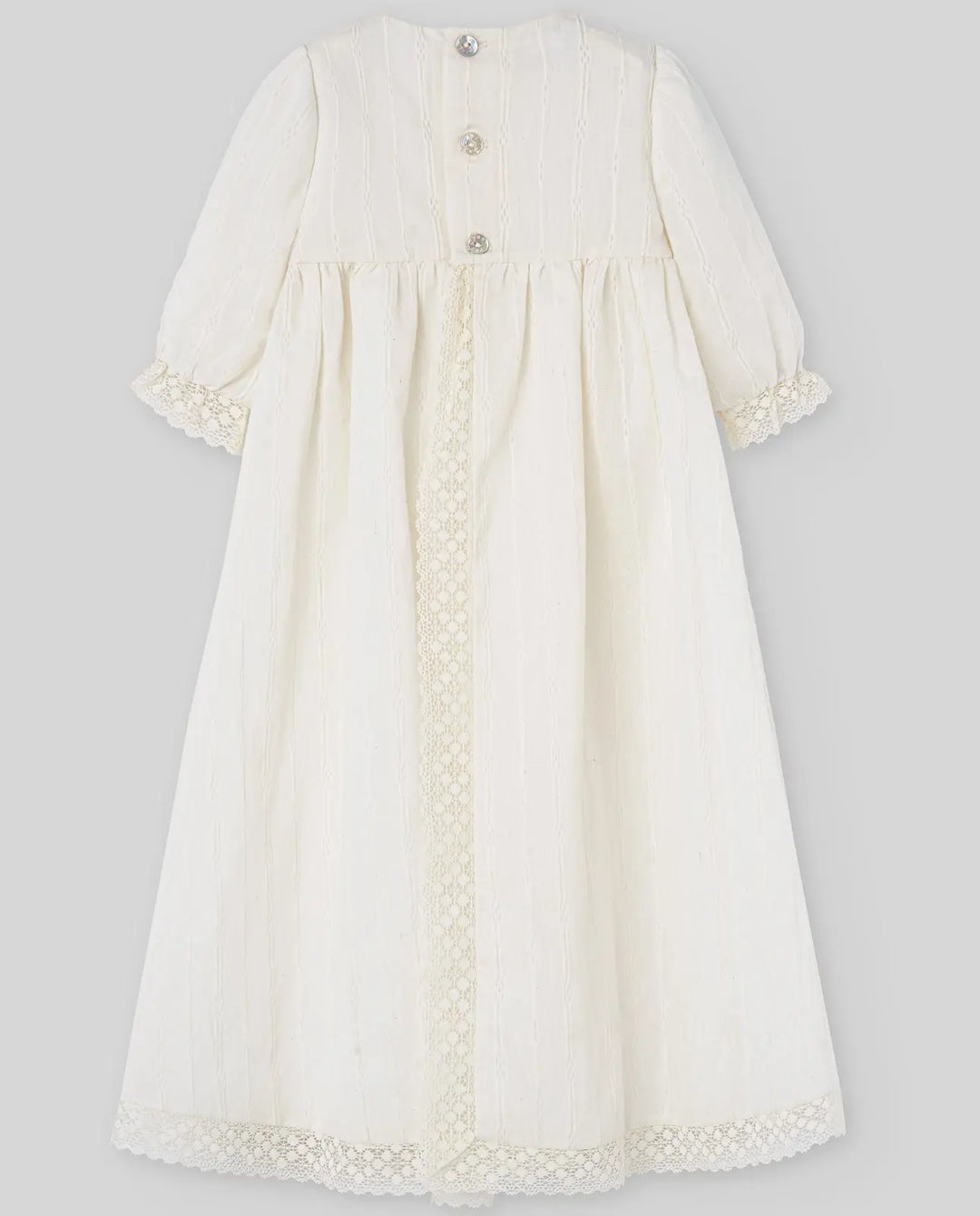 Blue Almonds Ltd KNIT NEWBORN PONCHO ESENCIAL - Cream Paz Rodriguez