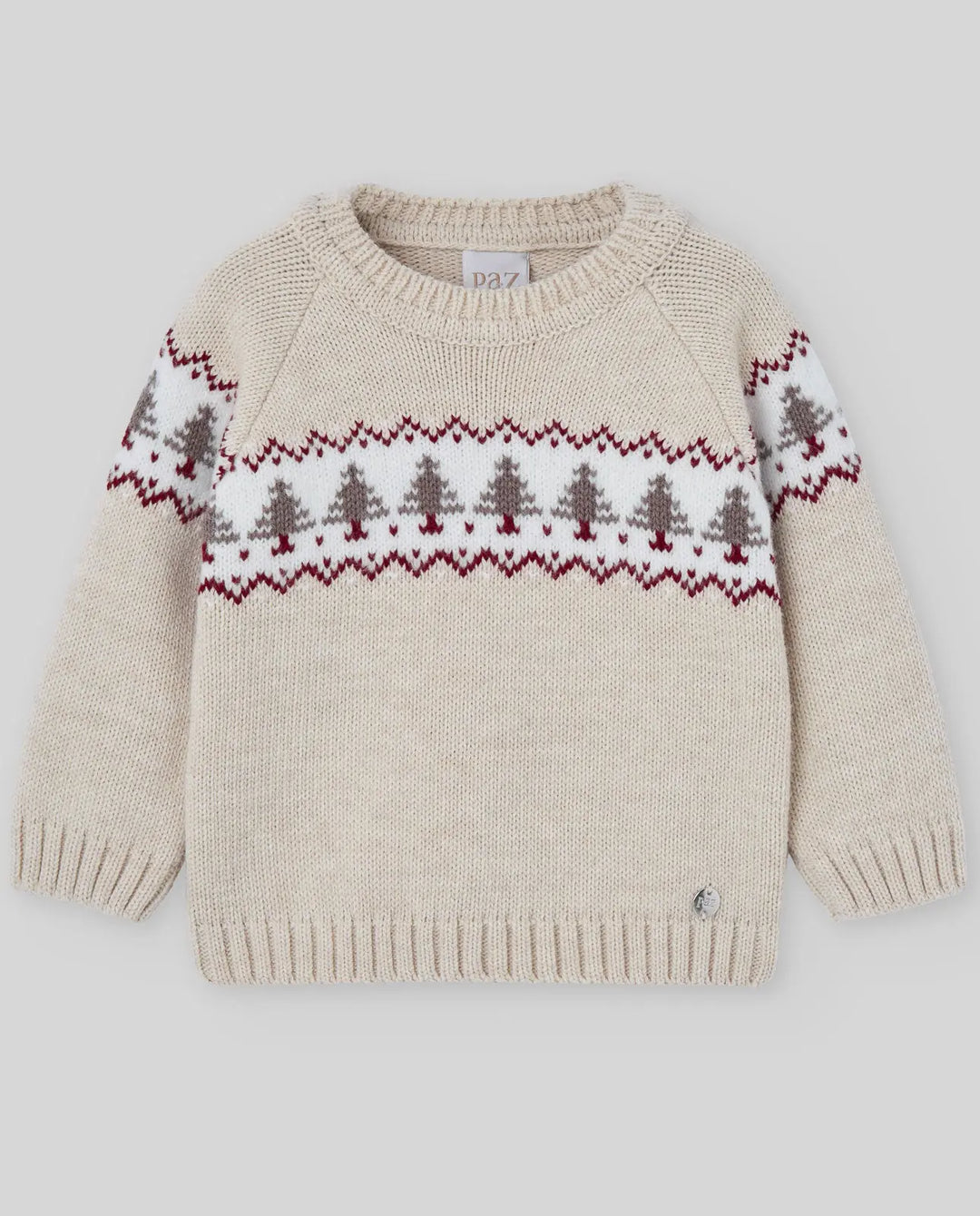 Blue Almonds Ltd KNIT NEWBORN PULLOVER ACEBO - Sand Paz Rodriguez